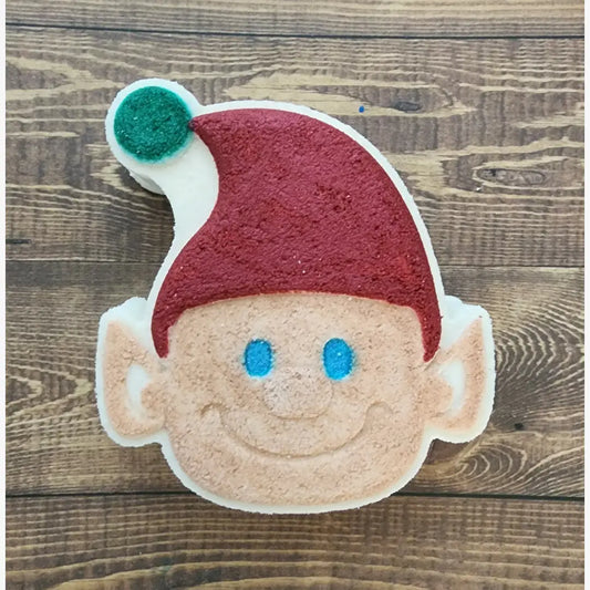 Christmas Elf Bath Bomb weighs 5.5 ounces