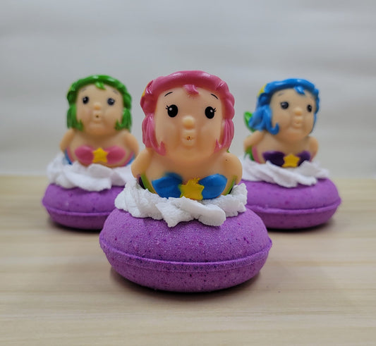 Mermaid Water Squirt Toy Donut Bath Bomb