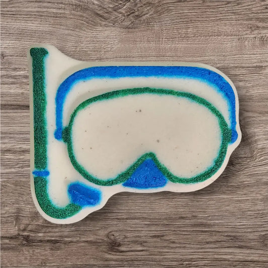 Scuba Mask Bath bomb Fragrance Caribbean Sunset