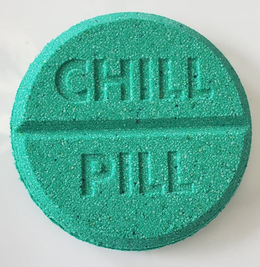 Chill Pill,Eucalyptus,Peppermint, Relax,Bath Bomb,Essential Oil,Self Care,Essential oil bath bomb,Gift,Relaxing Gift,Unwind