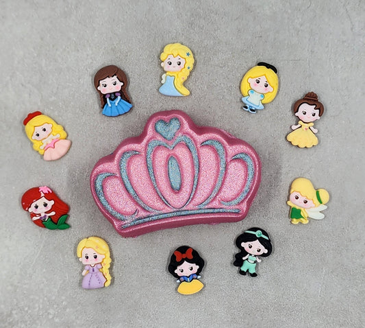 Princess Crown bath bomb with surprise inside,crown bath bomb,tiara,princess,bath bomb,girls bath bomb,surprise bath bomb,gift,girl gift