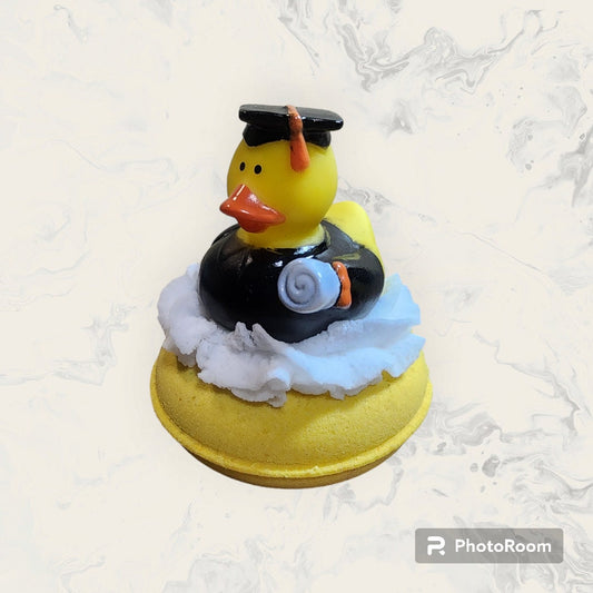 Graduation rubber duck bath bomb,Graduation, Graduation gift,bath bomb,grad gift,gift,rubber duck,diploma,duck with diploma,Senior gift