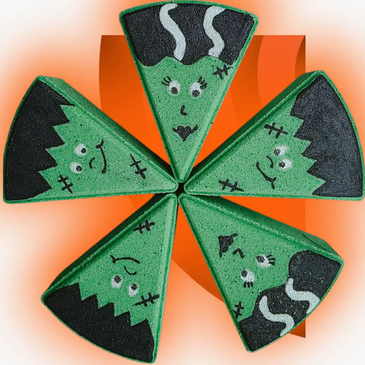 Frankenstein and Bride Halloween Bath Bomb