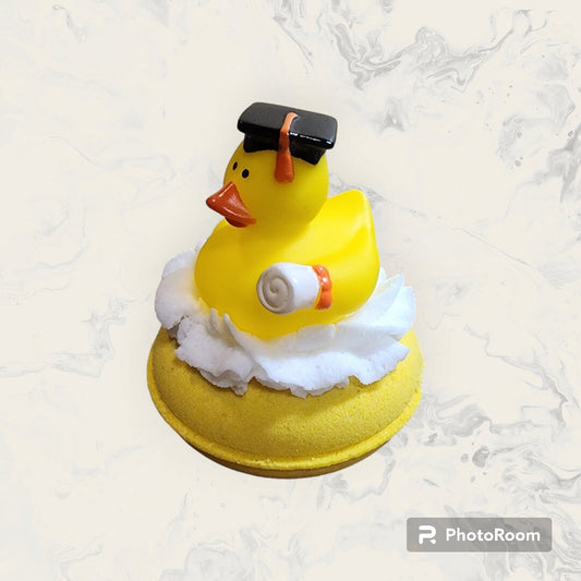 Graduation rubber duck bath bomb,Graduation, Graduation gift,bath bomb,grad gift,gift,rubber duck,diploma,duck with diploma,Senior gift