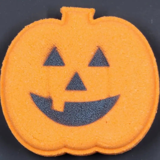 Halloween Pumpkin Bath Bomb Jack o lantern bath bomb