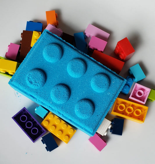 Building Block Bath Bomb with car inside,Block Bath Bomb,Bath Bomb,Kids Bath Bomb,Boy Bath Bomb