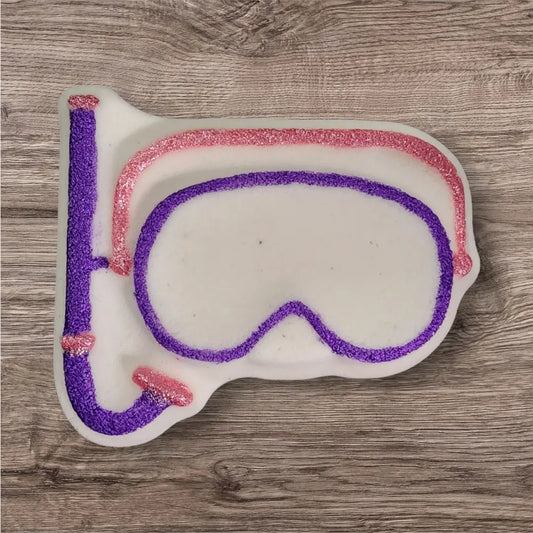 Scuba Mask Bath bomb Fragrance Caribbean Sunset