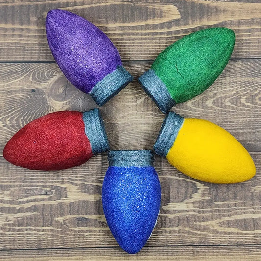 Mini Christmas Light Bulb Bath Bomb