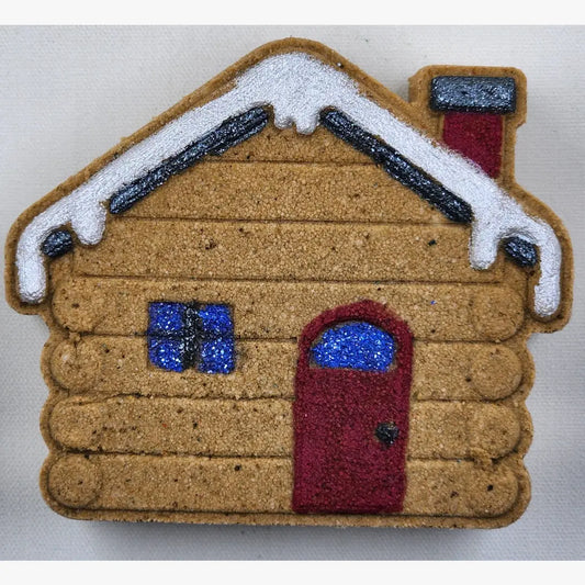 Gingerbread Boy Girl and Cabin Bath Bomb