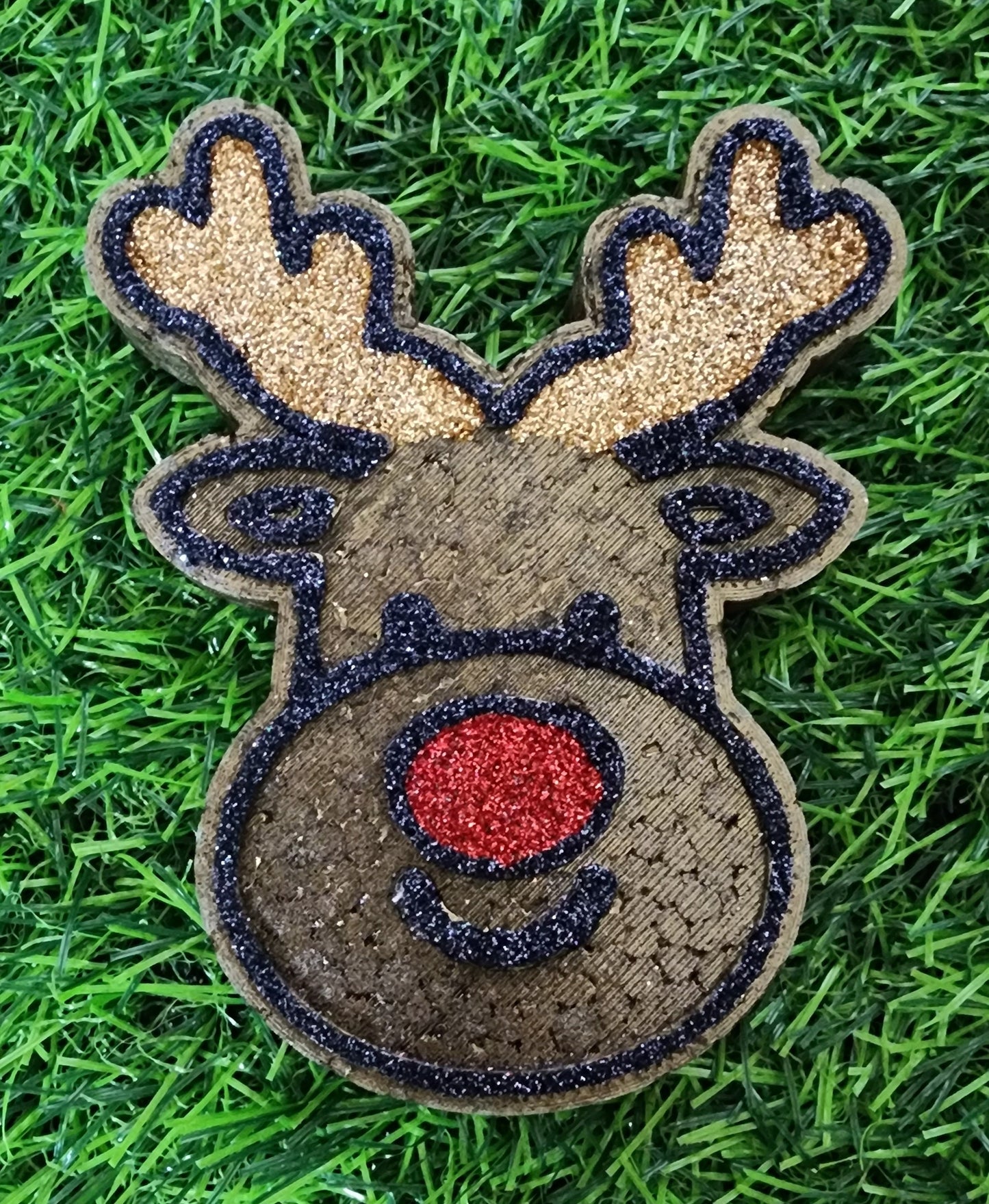 Reindeer Freshie,Christmas Freshie,winter Freshie,Christmas,freshie,car air freshener,stocking stuffer, Rudolph freshie,Holiday freshie