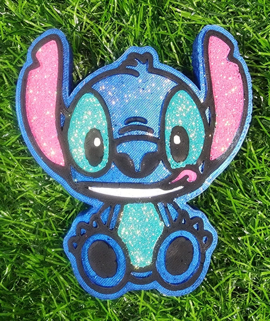 Blue alien from movie,Freshie,car air freshener,blue alien,blue alien freshie,cartoon character,cartoon freshie,blue freshie