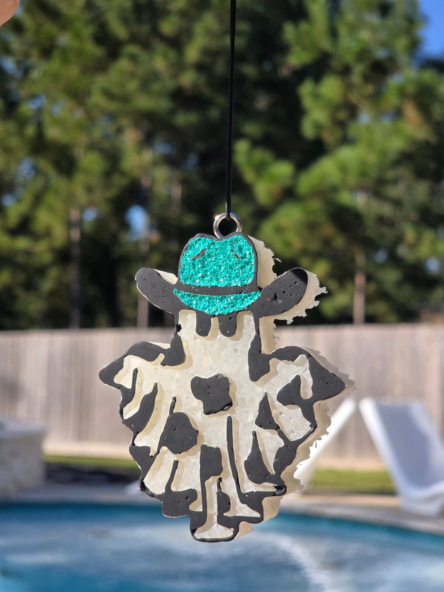 Cowboy Ghost Freshie With Glitter (Copy)