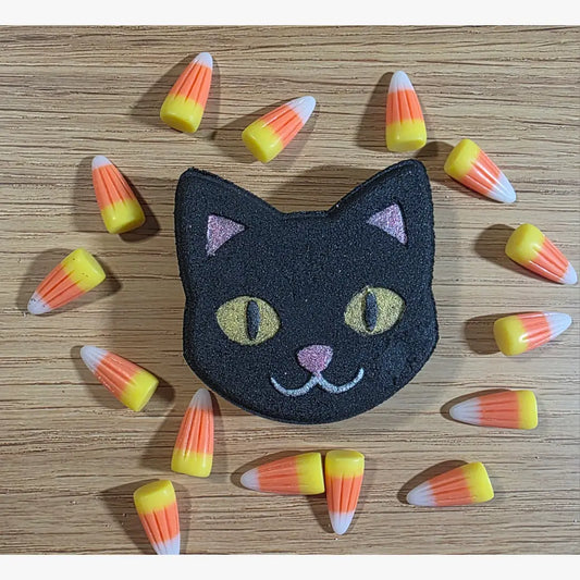Black Cat Halloween Bath Bomb