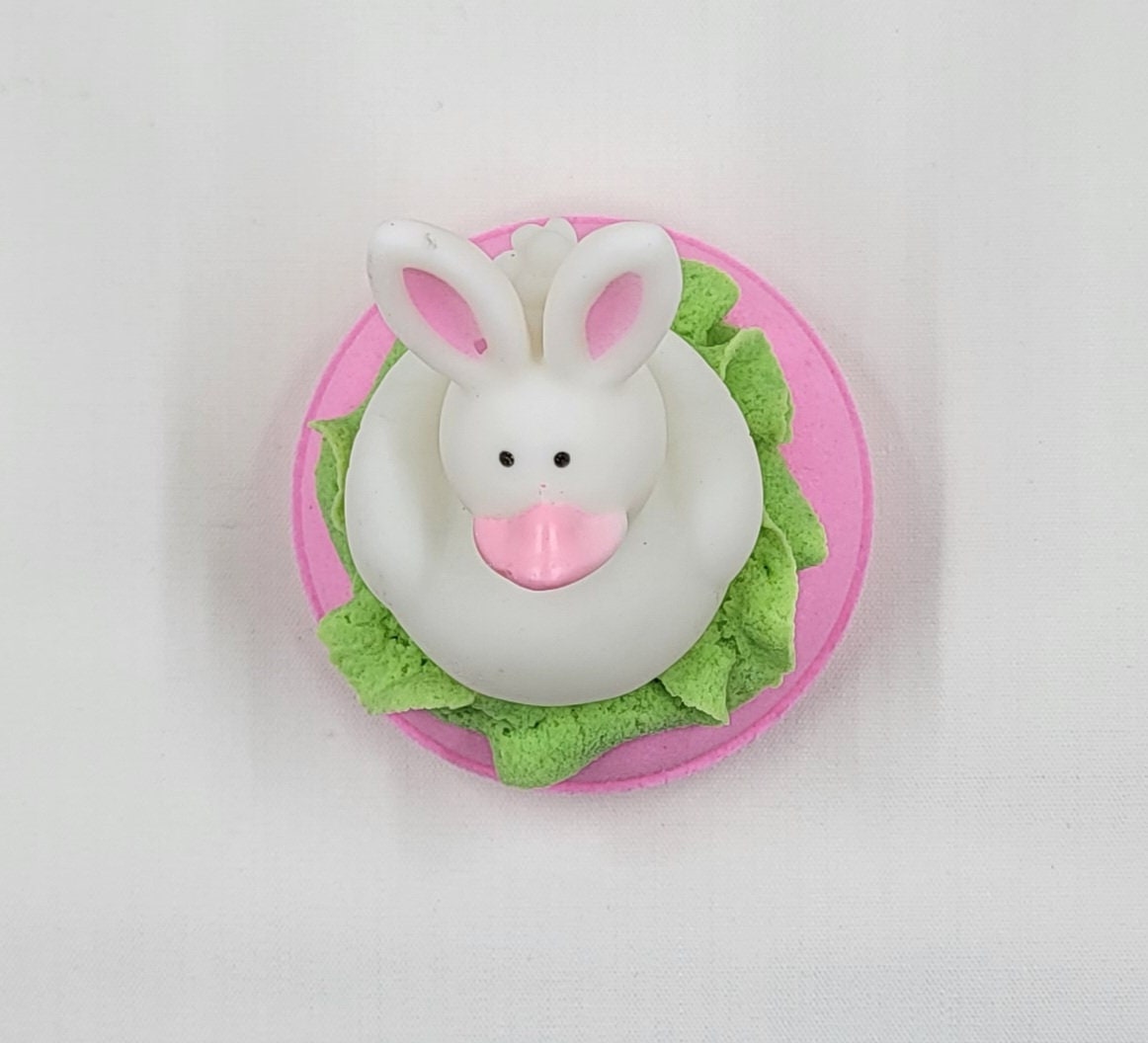 Easter Bunny Rubber Duck Donut Bath Bomb,Easter Basket Gift,Basket Stuffer,Kids Easter Gift,Easter Bath Bomb