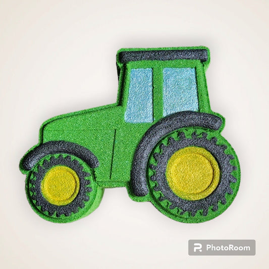 Tractor Bath Bomb with Surprise inside,tractor,tractor bath bomb,boy bath bomb,boy gift,boy