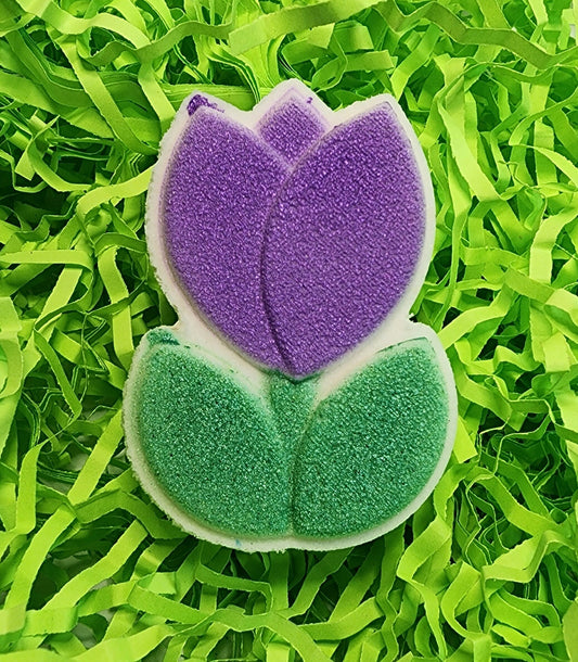 Tulip Bath Bomb,Spring Bath Bomb,Easter Bath Bomb,Easter Basket Stuffer,Mother's Day Gift,For Mom,Bath Bomb,Flower Bath Bomb