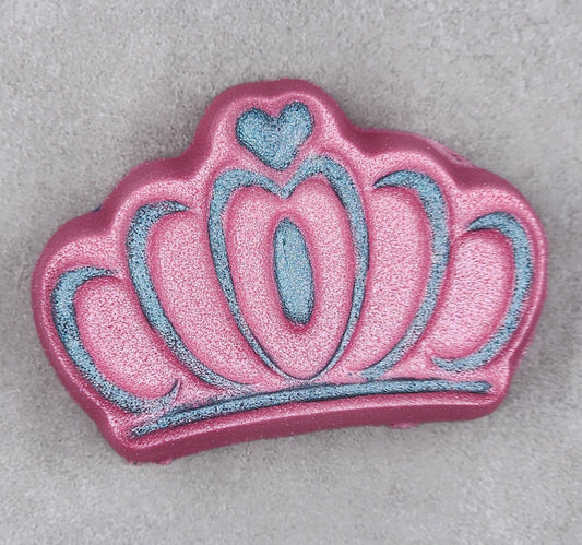 Princess Crown bath bomb with surprise inside,crown bath bomb,tiara,princess,bath bomb,girls bath bomb,surprise bath bomb,gift,girl gift