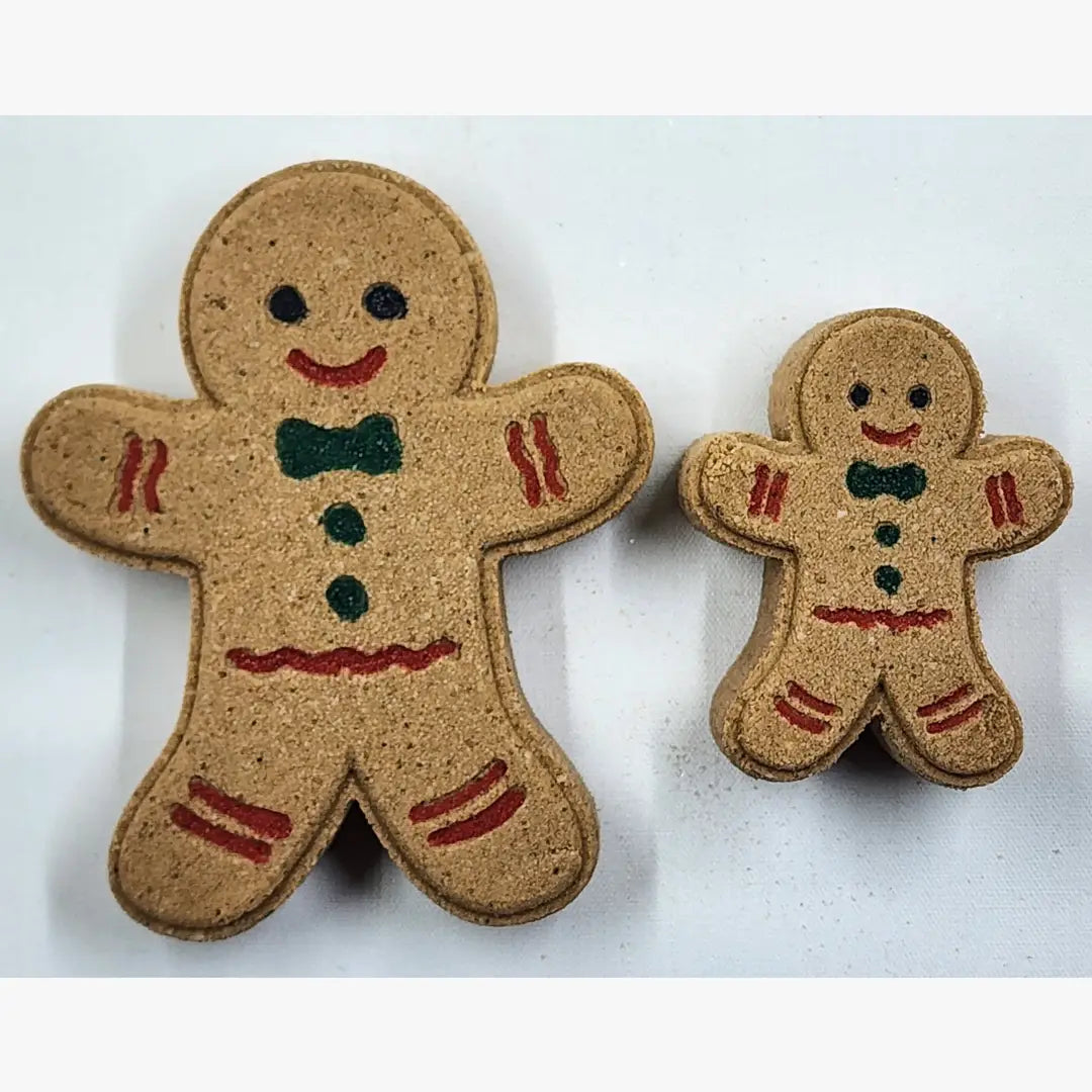 Gingerbread Boy Girl and Cabin Bath Bomb