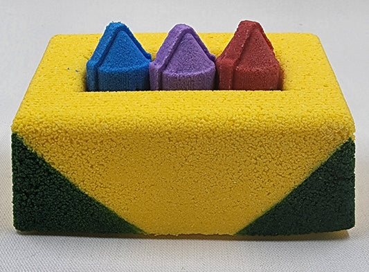 Crayon Box Bath Bombs with Crayon Bath Bomb Scented in Sweet Pea Back to School Teacher Gifts