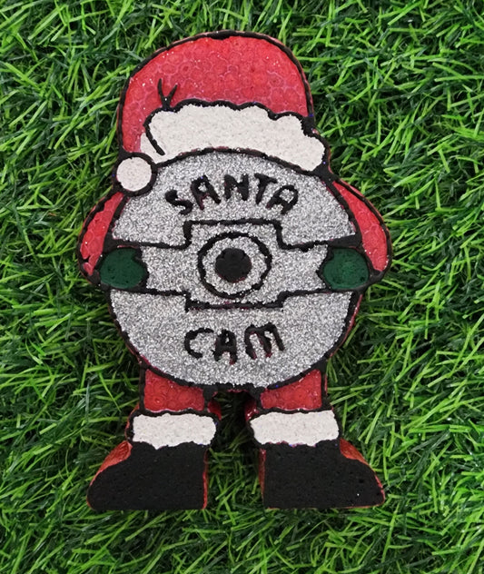 Santa Cam  Freshie,Christmas Freshie,winter Freshie,Christmas,freshie,car air freshener,stocking stuffer,Holiday freshie,Santa Camera