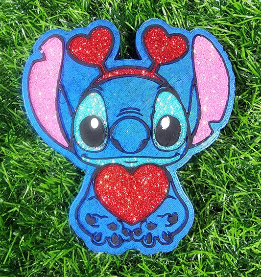 Valentine's Day, Valentine's gift,Valentine freshie,love,heart,Freshie,car air freshener,valentine heart,smell,blue alien,blue alien freshie